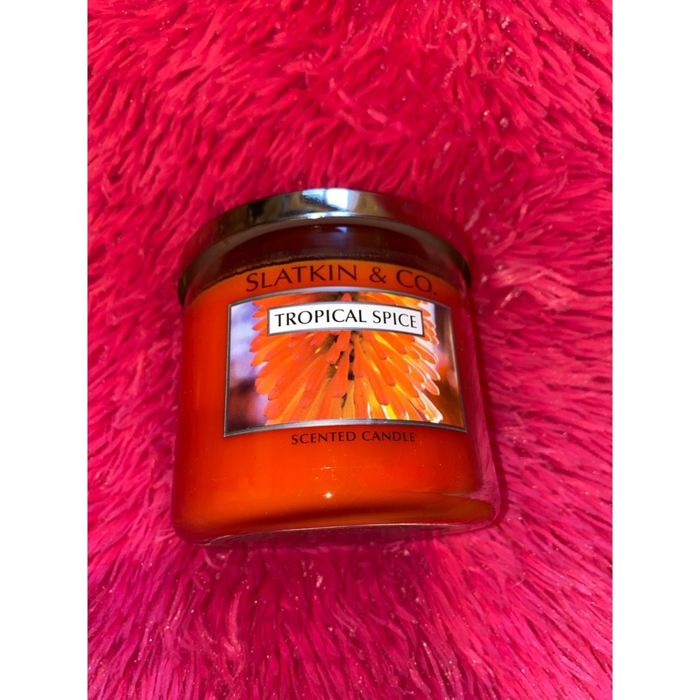 Slatkin tropical spice candle 3 wick bath body works